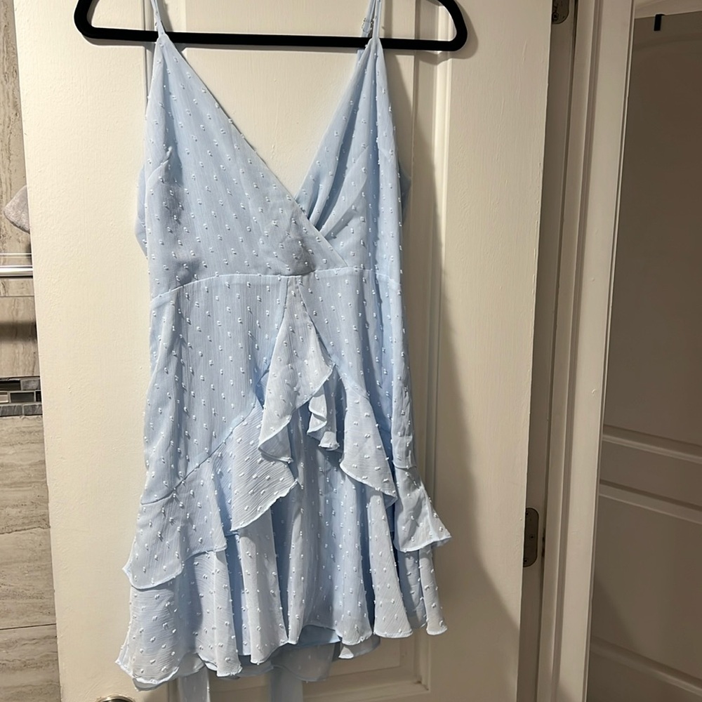 Hello Molly blue mini dress size medium